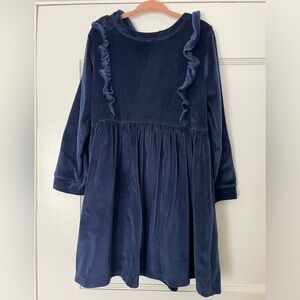 Navy Velvet babyGap dress & leggings set EUC